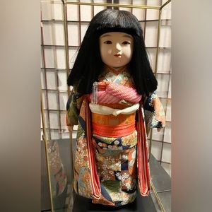 Vintage Japanese Doll in Case